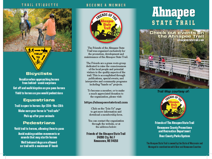 Ahnapee Trail Map 2026 Ahnapee Trail Map 2026